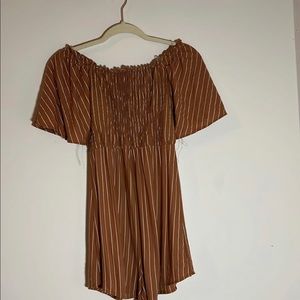 Cute Off the Shoulder Romper